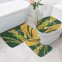 South Africa Australia Rugby Custom Bathroom Set Springboks Wallabies Together - Wonder Print Shop