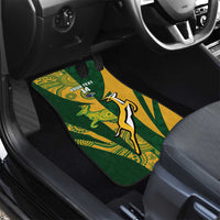 South Africa Australia Rugby Custom Car Mats Springboks Wallabies Together - Wonder Print Shop