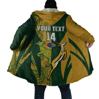 South Africa Australia Rugby Custom Cloak Springboks Wallabies Together - Wonder Print Shop