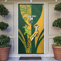 South Africa Australia Rugby Custom Door Cover Springboks Wallabies Together - Wonder Print Shop