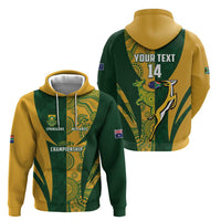 South Africa Australia Rugby Custom Hoodie Springboks Wallabies Together - Wonder Print Shop