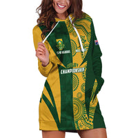 South Africa Australia Rugby Custom Hoodie Dress Springboks Wallabies Together - Wonder Print Shop