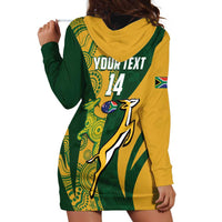 South Africa Australia Rugby Custom Hoodie Dress Springboks Wallabies Together - Wonder Print Shop