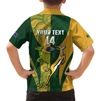 South Africa Australia Rugby Custom Kid Hawaiian Shirt Springboks Wallabies Together - Wonder Print Shop