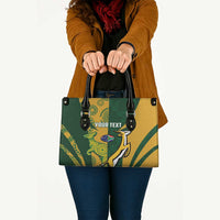 South Africa Australia Rugby Custom Leather Bag Springboks Wallabies Together - Wonder Print Shop