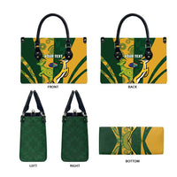 South Africa Australia Rugby Custom Leather Bag Springboks Wallabies Together - Wonder Print Shop