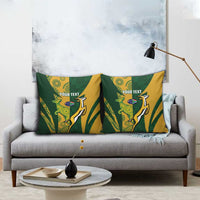 South Africa Australia Rugby Custom Pillow Cover Springboks Wallabies Together - Wonder Print Shop