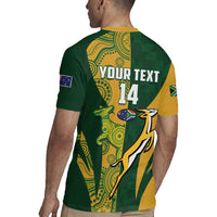 South Africa Australia Rugby Custom Rugby Jersey Springboks Wallabies Together - Wonder Print Shop