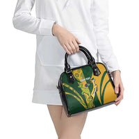 South Africa Australia Rugby Custom Shoulder Handbag Springboks Wallabies Together - Wonder Print Shop
