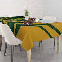 South Africa Australia Rugby Custom Tablecloth Springboks Wallabies Together - Wonder Print Shop