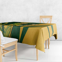 South Africa Australia Rugby Custom Tablecloth Springboks Wallabies Together - Wonder Print Shop