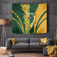South Africa Australia Rugby Custom Tapestry Springboks Wallabies Together - Wonder Print Shop