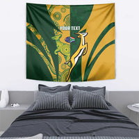 South Africa Australia Rugby Custom Tapestry Springboks Wallabies Together - Wonder Print Shop