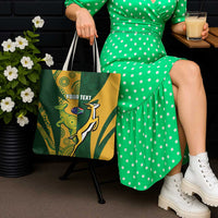 South Africa Australia Rugby Custom Tote Bag Springboks Wallabies Together - Wonder Print Shop