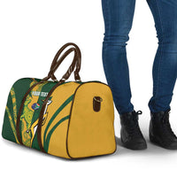 South Africa Australia Rugby Custom Travel Bag Springboks Wallabies Together - Wonder Print Shop