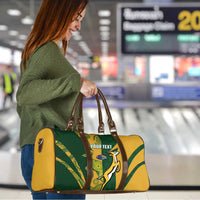 South Africa Australia Rugby Custom Travel Bag Springboks Wallabies Together - Wonder Print Shop