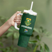 South Africa Australia Rugby Tumbler With Handle Springboks Wallabies Together - Wonder Print Shop