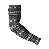 Pano De Terra Motifs Cabo Verde Arm Sleeves Black Color