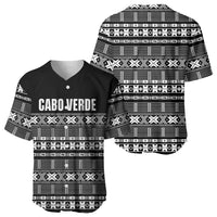 Pano De Terra Motifs Cabo Verde Baseball Jersey Black Color