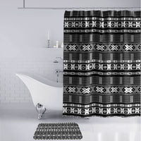 Pano De Terra Motifs Cabo Verde Bathroom Set Black Color