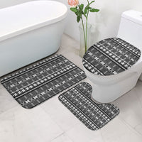 Pano De Terra Motifs Cabo Verde Bathroom Set Black Color