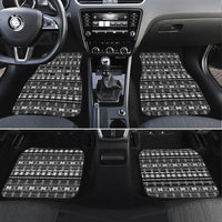 Pano De Terra Motifs Cabo Verde Car Mats Black Color