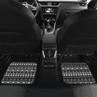 Pano De Terra Motifs Cabo Verde Car Mats Black Color