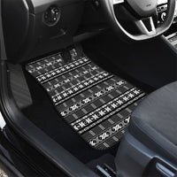 Pano De Terra Motifs Cabo Verde Car Mats Black Color