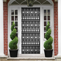 Pano De Terra Motifs Cabo Verde Door Cover Black Color