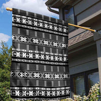 Pano De Terra Motifs Cabo Verde Garden Flag Black Color