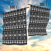 Pano De Terra Motifs Cabo Verde Garden Flag Black Color