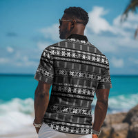 Pano De Terra Motifs Cabo Verde Hawaiian Shirt Black Color
