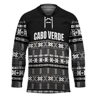 Pano De Terra Motifs Cabo Verde Hockey Jersey Black Color