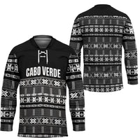 Pano De Terra Motifs Cabo Verde Hockey Jersey Black Color