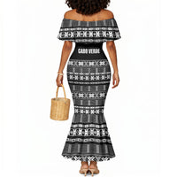 Pano De Terra Motifs Cabo Verde Mermaid Dress Black Color