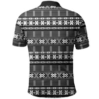 Pano De Terra Motifs Cabo Verde Polo Shirt Black Color