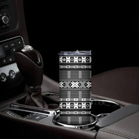 Pano De Terra Motifs Cabo Verde Skinny Tumbler Black Color