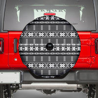 Pano De Terra Motifs Cabo Verde Spare Tire Cover Black Color