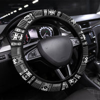 Pano De Terra Motifs Cabo Verde Steering Wheel Cover Black Color