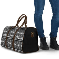 Pano De Terra Motifs Cabo Verde Travel Bag Black Color