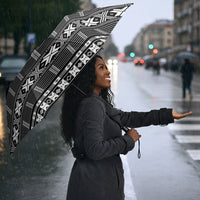 Pano De Terra Motifs Cabo Verde Umbrella Black Color