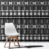 Pano De Terra Motifs Cabo Verde Window Curtain Black Color