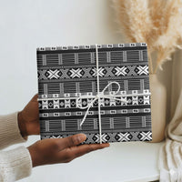 Pano De Terra Motifs Cabo Verde Wrapping Paper Black Color