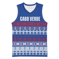 Pano De Terra Motifs Cabo Verde Basketball Jersey Flag Color