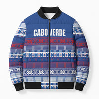 Pano De Terra Motifs Cabo Verde Bomber Puffer Jacket Flag Color
