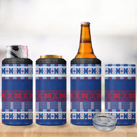 Pano De Terra Motifs Cabo Verde 4 in 1 Can Cooler Tumbler Flag Color