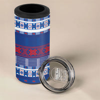 Pano De Terra Motifs Cabo Verde 4 in 1 Can Cooler Tumbler Flag Color