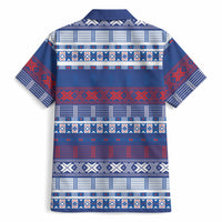 Pano De Terra Motifs Cabo Verde Hawaiian Shirt Flag Color