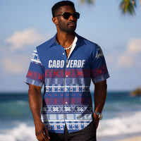 Pano De Terra Motifs Cabo Verde Hawaiian Shirt Flag Color