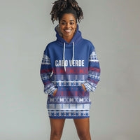 Pano De Terra Motifs Cabo Verde Hoodie Dress Flag Color